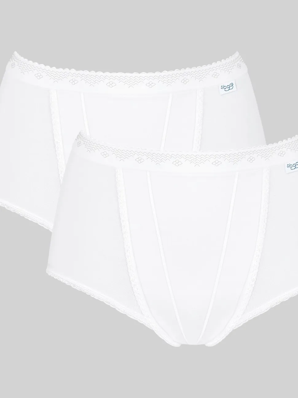 Blanc - Culotte Sloggi Tummy Control 2 Pack Knickers