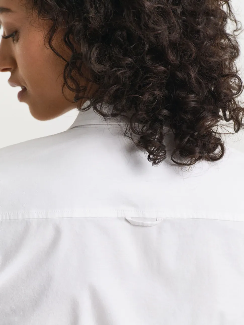 Blanc - Gant Chemise Oxford stretch ajustée