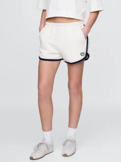 Blanc - Gap Short en molleton à logo dauphin à logo doux