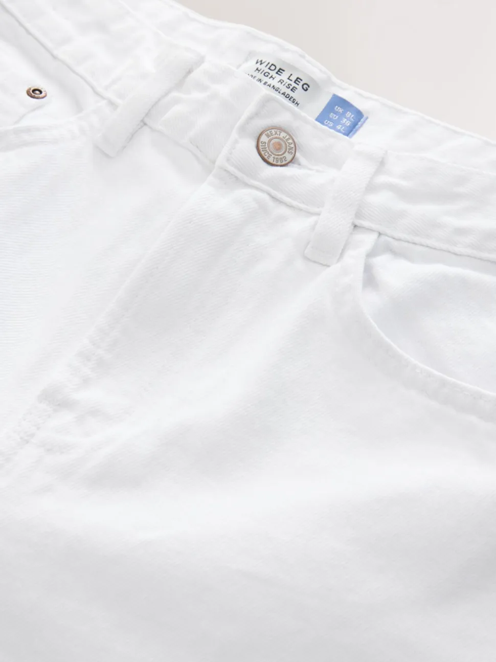 Blanc - Jean large