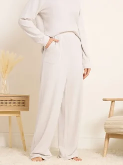 Blanc - Jogging Long Tall Sally en micropolaire