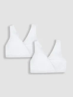 Blanc - Jojo Maman Bébé Soutien-gorge de maternité et d'allaitement 2-Pack