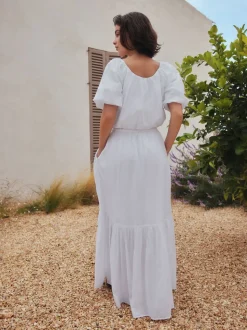 Blanc - Jupe Maxi d’été