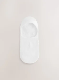 Blanc - Lot de 4 chaussettes invisibles en modal