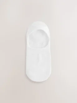 Blanc - Lot de 4 chaussettes invisibles en modal