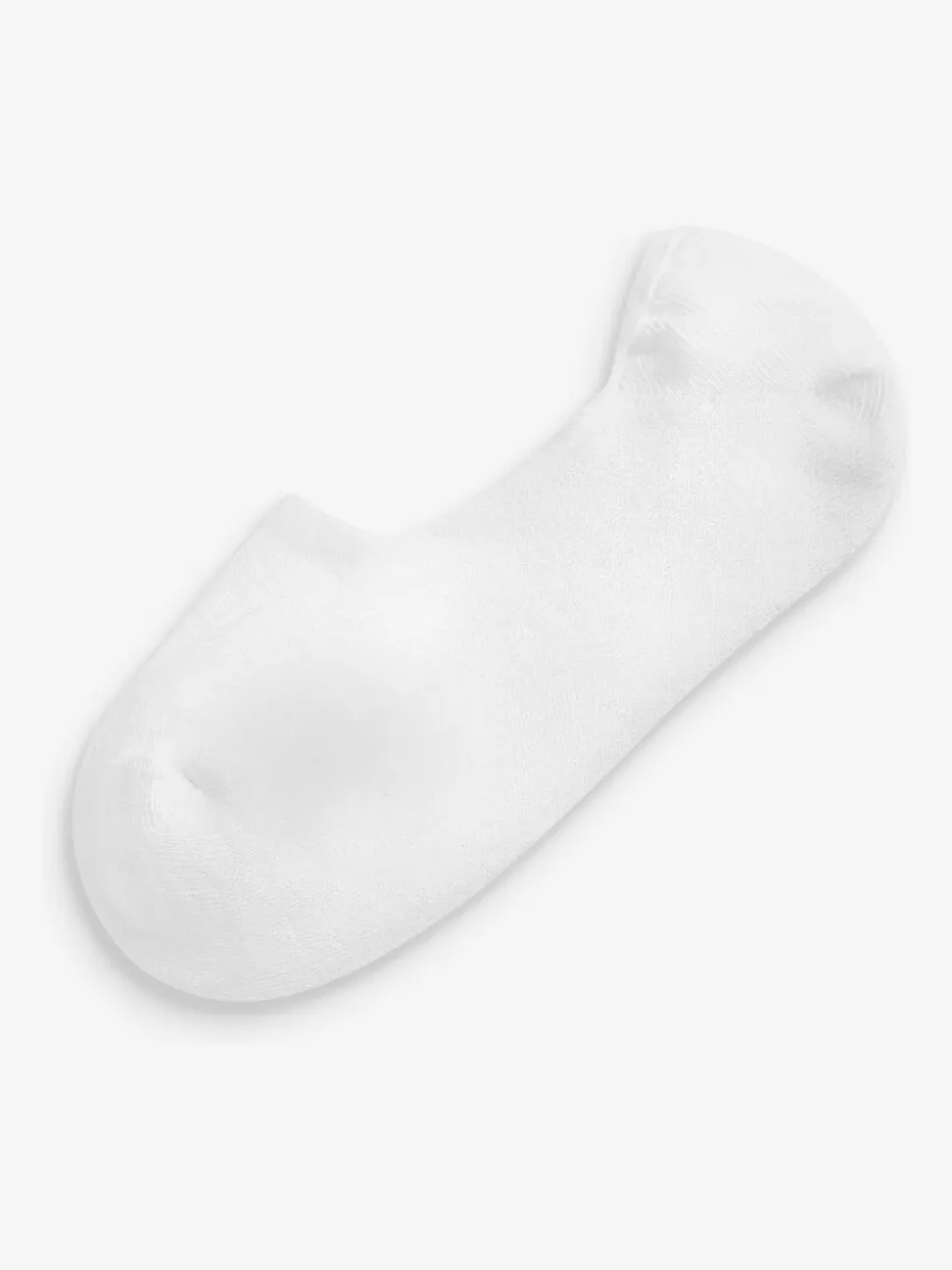 Blanc - Lot de 4 paires de chaussettes de sport invisibles à semelle matelassée