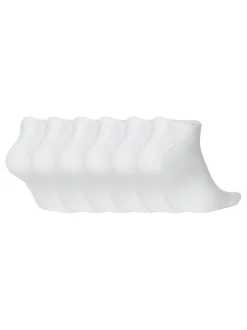 Blanc - Paquet de chaussettes d'entraînement légères et non voyantes Nike Everyday 6
