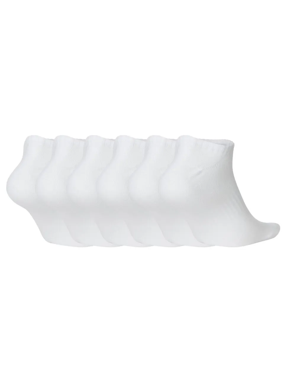 Blanc - Paquet de chaussettes d'entraînement légères et non voyantes Nike Everyday 6