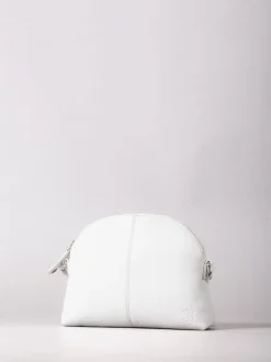 Blanc - Sac à bandoulière Lakeland Elterwater en cuir incurvé