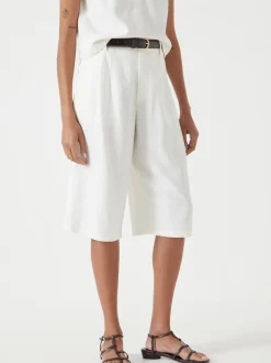 Blanc - Short Hush Linen Blend Lya Bermuda