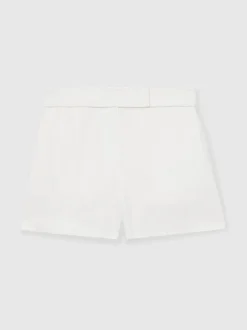 Blanc - Short Reiss Fawn Lin Whipstitch Short