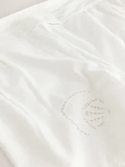 Blanc - Shorts Broderie