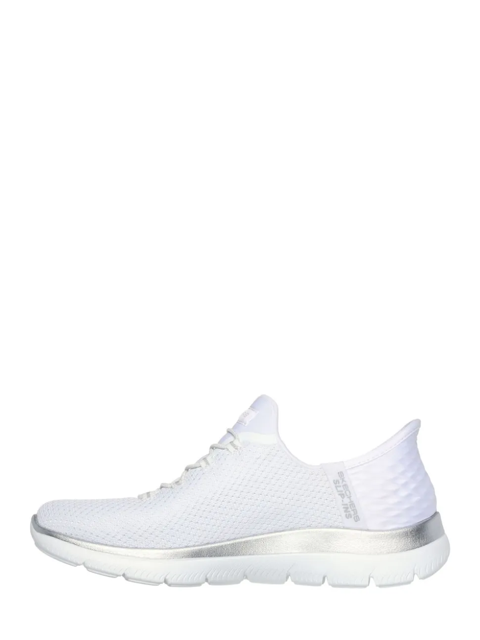 Blanc - Skechers Womens Slip In Summits Dazzling Haze Trainers
