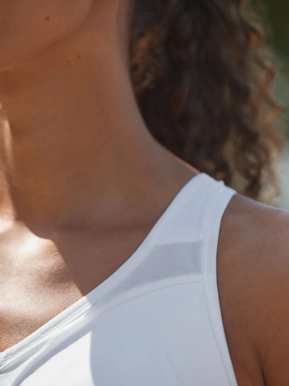 Blanc - Soutien-gorge B-GG Active Sports Impact élevé Dry Tech zippé sur le devant