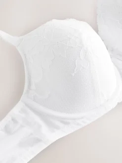Blanc - Soutien-gorge Dentelle DD+