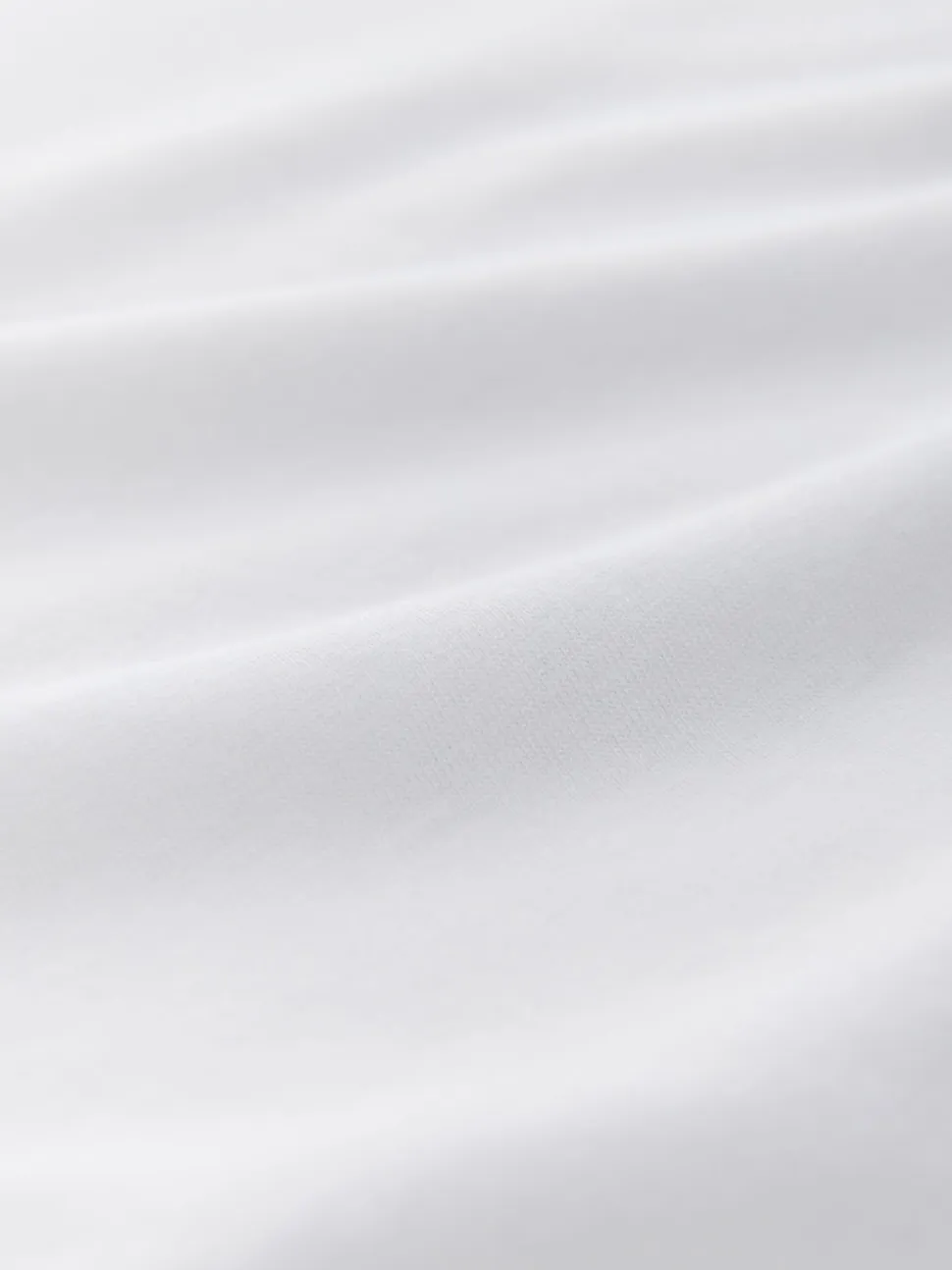 Blanc - T-shirt Blend modal TENCEL™ à Mancherons