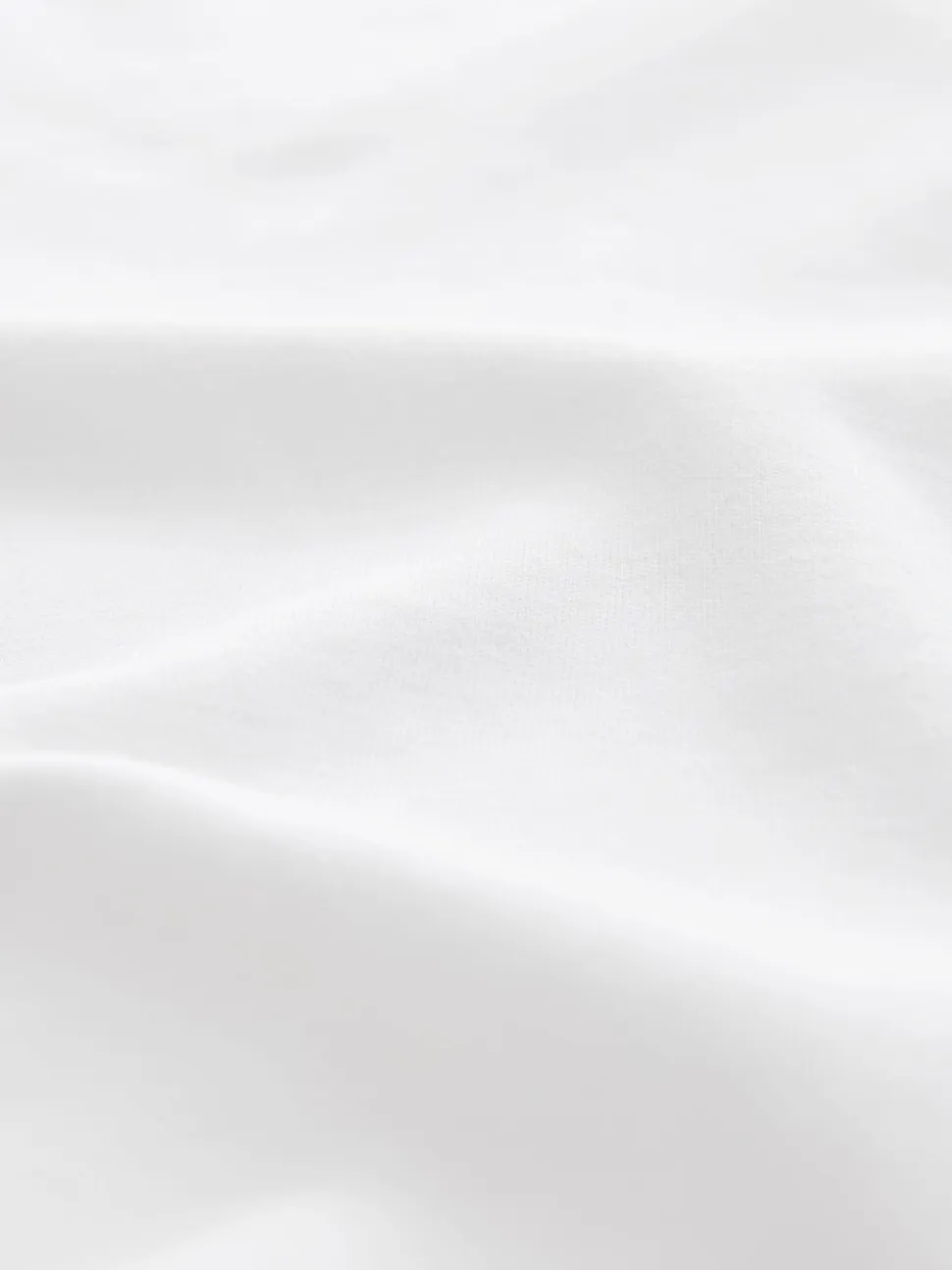 Blanc - T-shirt long épais décontracté