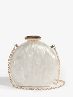 Blanc nuptiale - Pochette Friends Like These ronde en acrylique