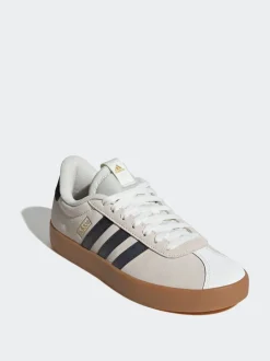 Blanc éteint - Adidas VL Court 3.0 Formateurs
