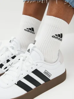 Blanc/Noir - Adidas VL Court 3.0 Formateurs
