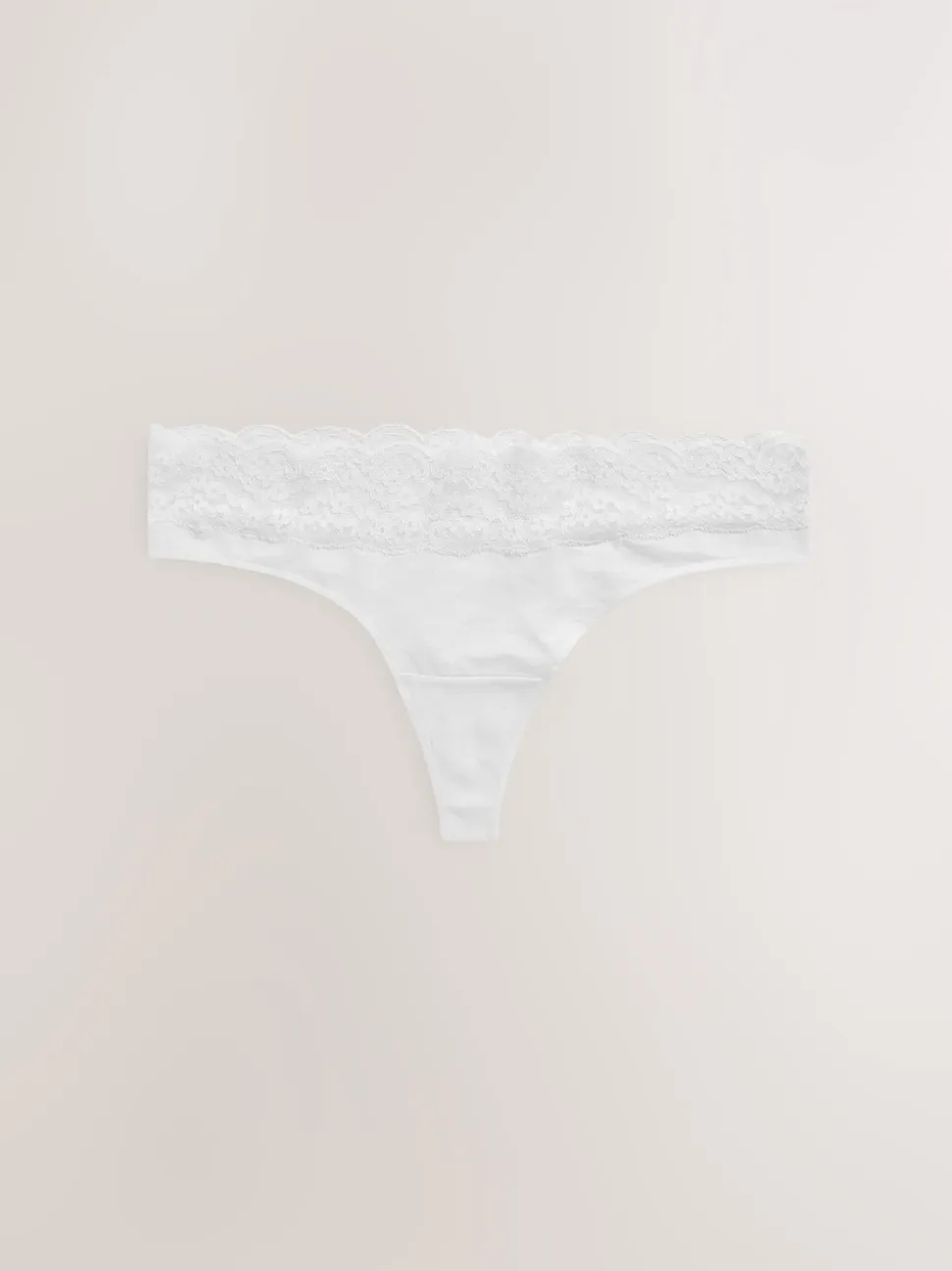 Blanc/Noir/Gris - Lot de 4 culottes en coton et dentelle