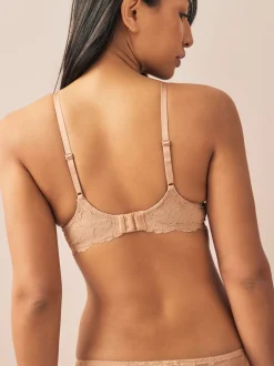 Blanc/Praline Nude - Lot de 2 soutiens-gorge T-shirt lissants A-E