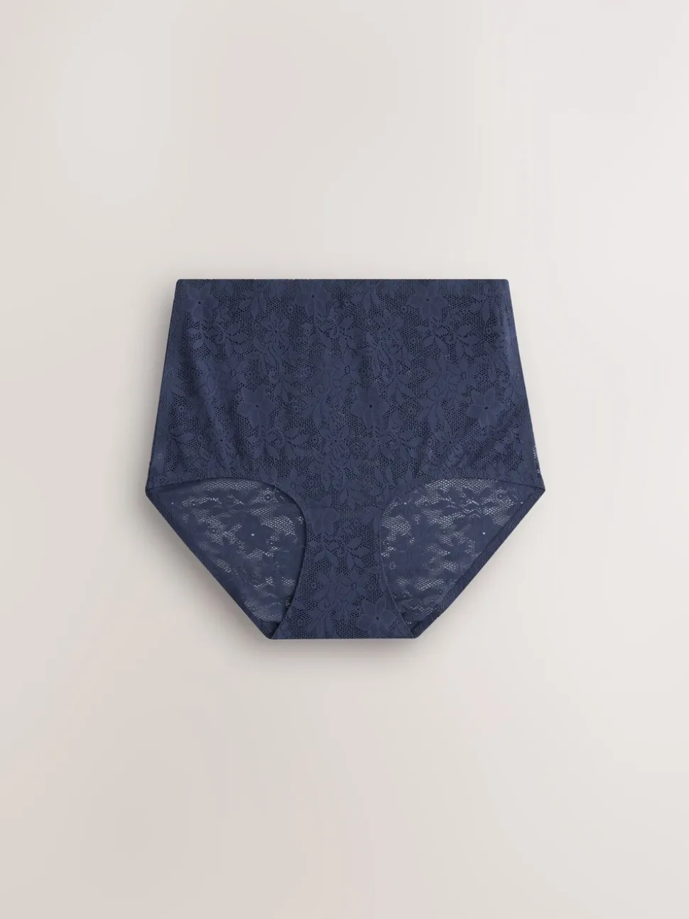 Blanc/Rose/Marine - Lot de 7 culottes en dentelle collée Comfort