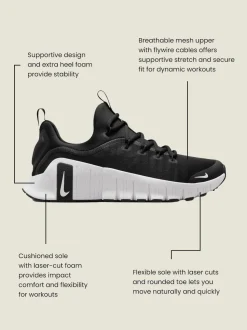 Blanc/sarcelle - Nike Free Metcon 6 Training Trainers