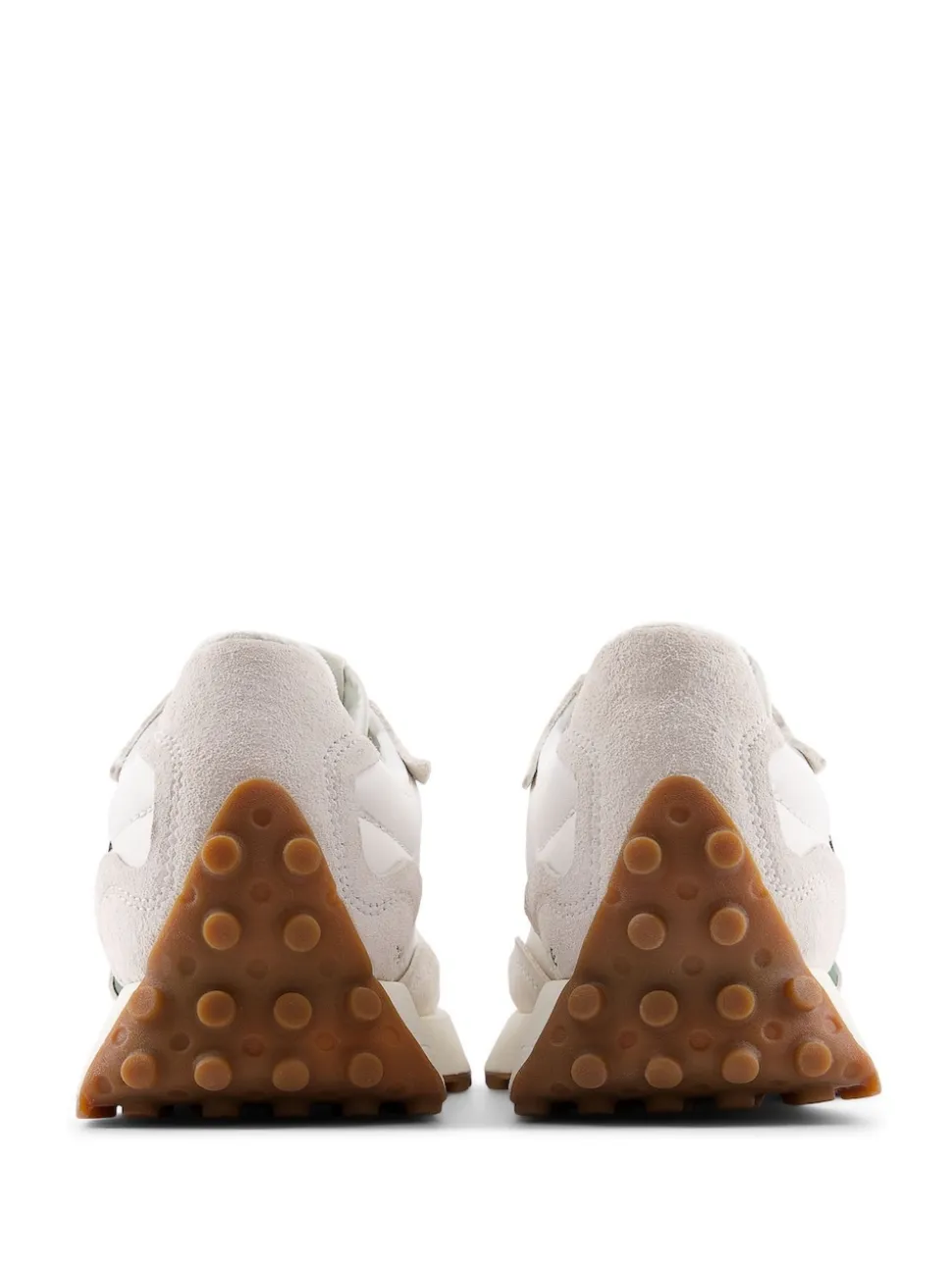 Blanc/Vert - New Balance 327 Trainers