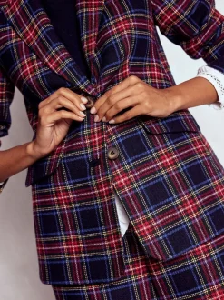 Blazer Boden Stamford Carreaux en laine Blend