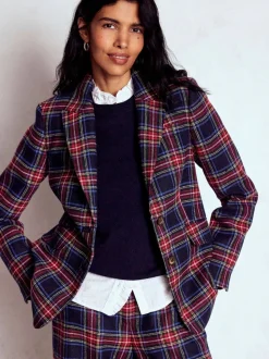 Blazer Boden Stamford Carreaux en laine Blend