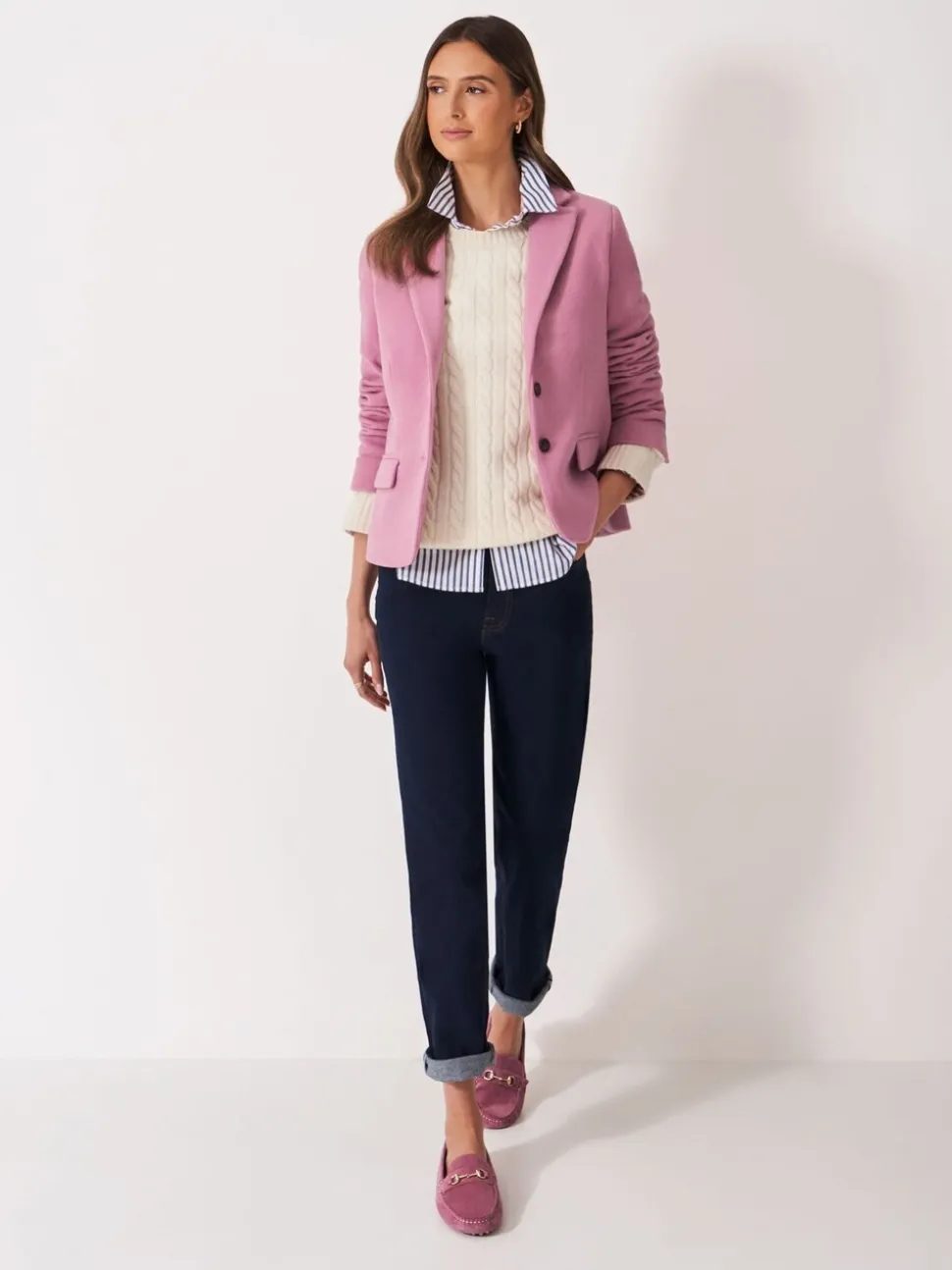 Blazer Crew Clothing en laine Blend