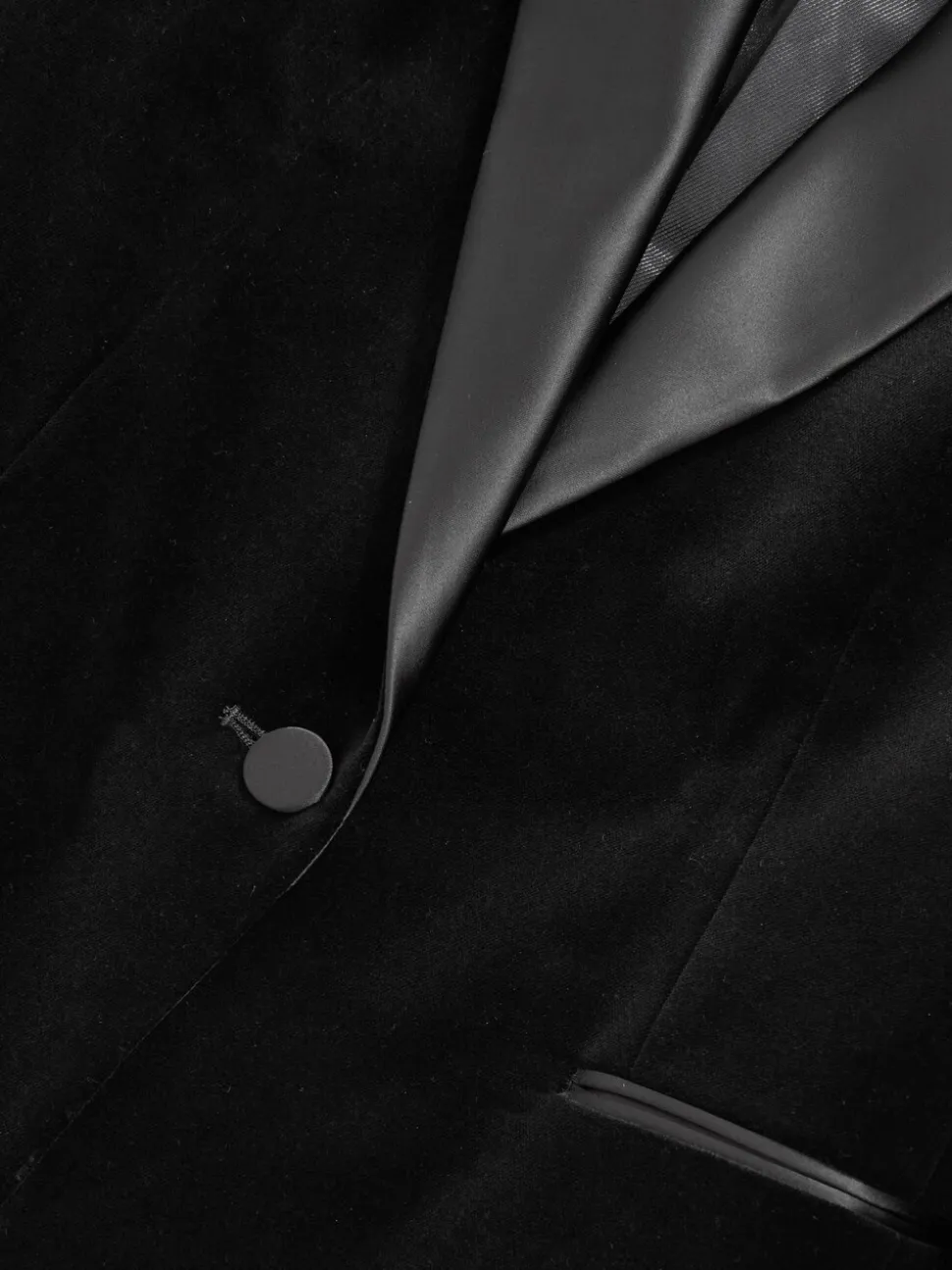 Blazer de costume simple boutonnage Reiss Myrtle en velours