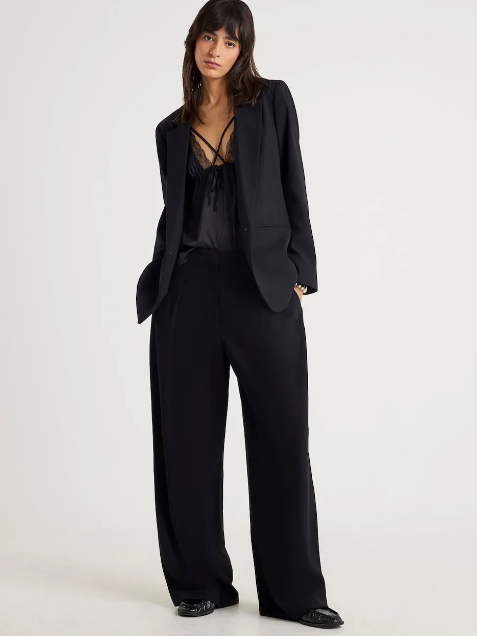 Blazer River Island bord à bord