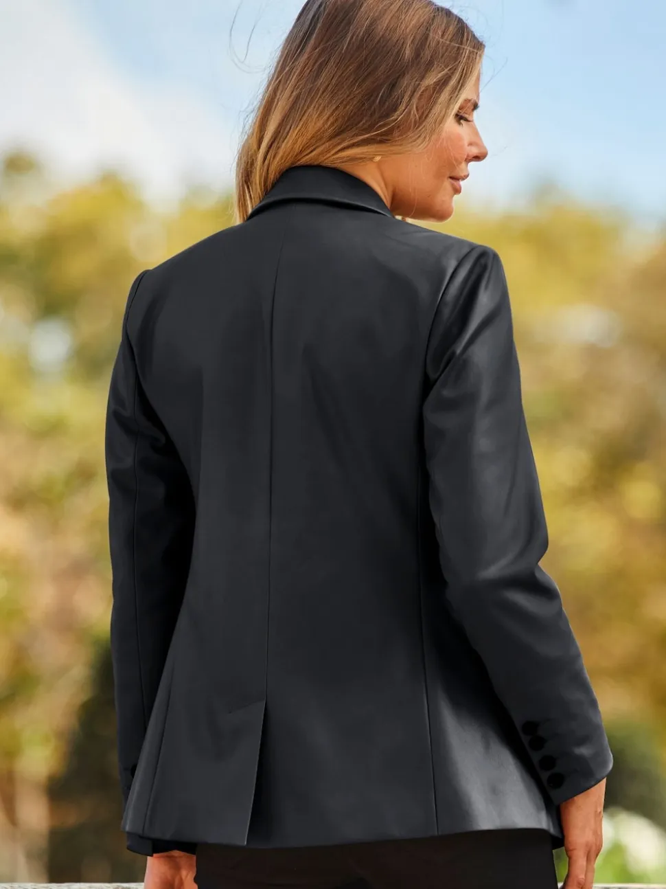 Blazer Sosandar Premium en similicuir