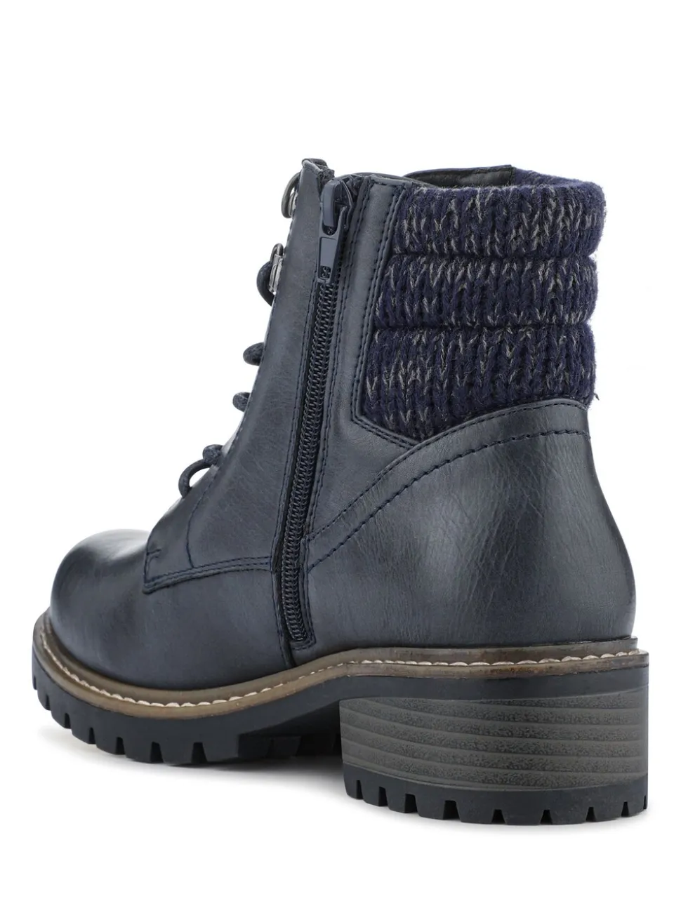 Bleu - Bottes cheville Pavers Coupe large