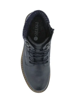 Bleu - Bottes cheville Pavers Coupe large