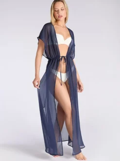 Bleu - Boux Avenue Maxi Caftan Beach Cover-Up