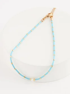 Bleu - Bracelet de cheville en perle