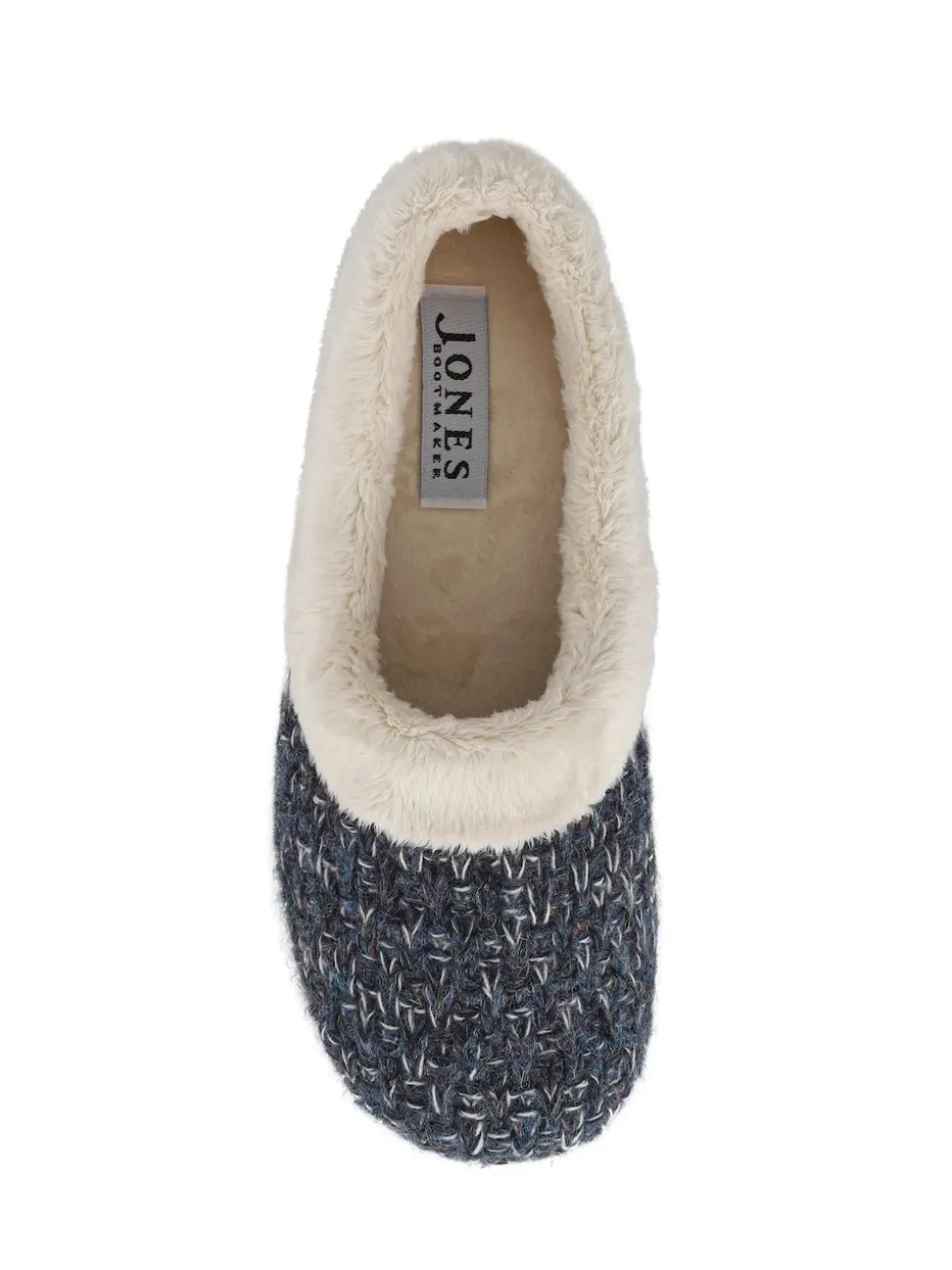 Bleu - Chaussons Jones Bootmaker doublés de fausse fourrure