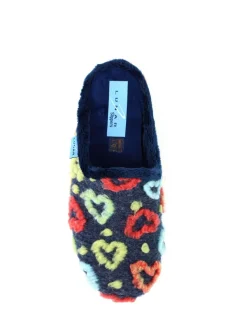 Bleu - Chaussons Lunar style mule