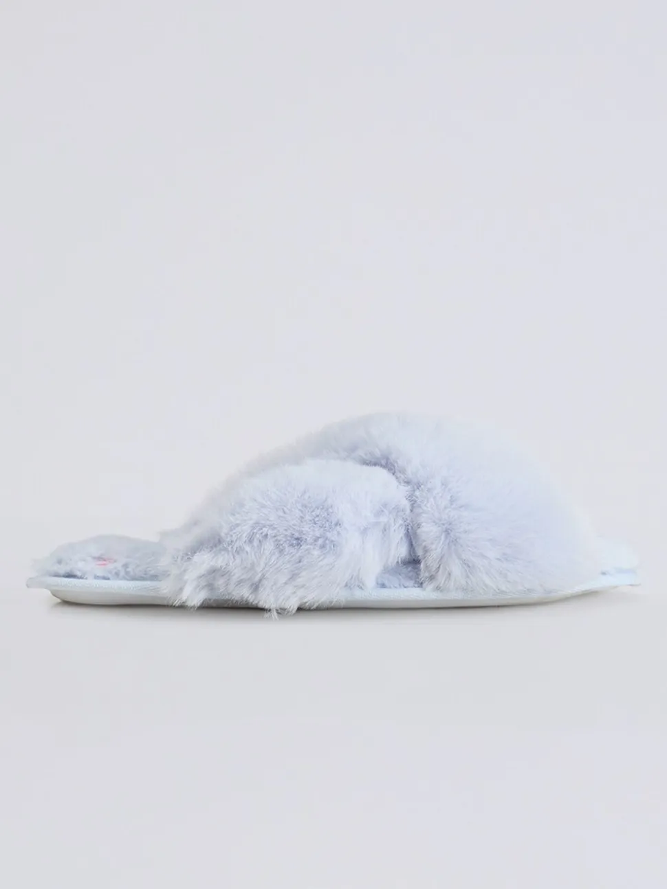 Bleu - Chaussons-curseurs Boux Avenue à nœud croisé Brodé