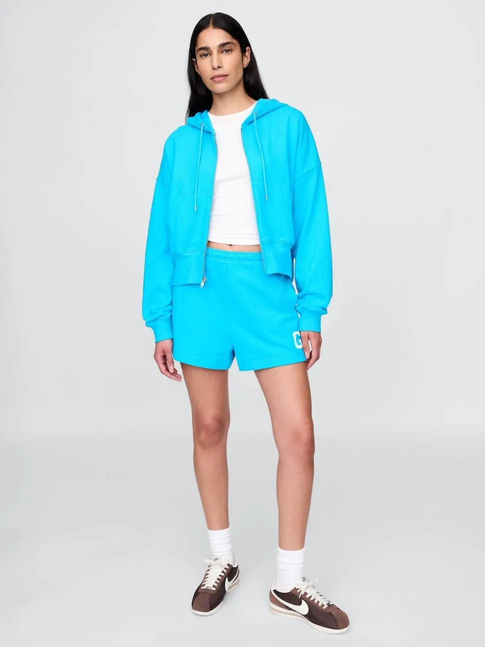 Bleu - Gap Heavyweight Français Terry Classic Sweat Shorts