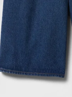 Bleu - Gap short en jean jort long taille mi-haute de 11 pouces