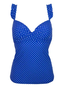 Bleu - Haut de tankini Pour Moi Sicile légèrement rembourré à armatures