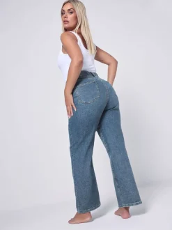 Bleu - Jean large Yours Curve