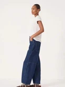 Bleu - Jeans Hush Bree Coupe ballon