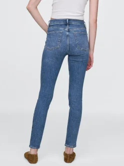 Bleu - Jeans skinny Taille haute True Gap