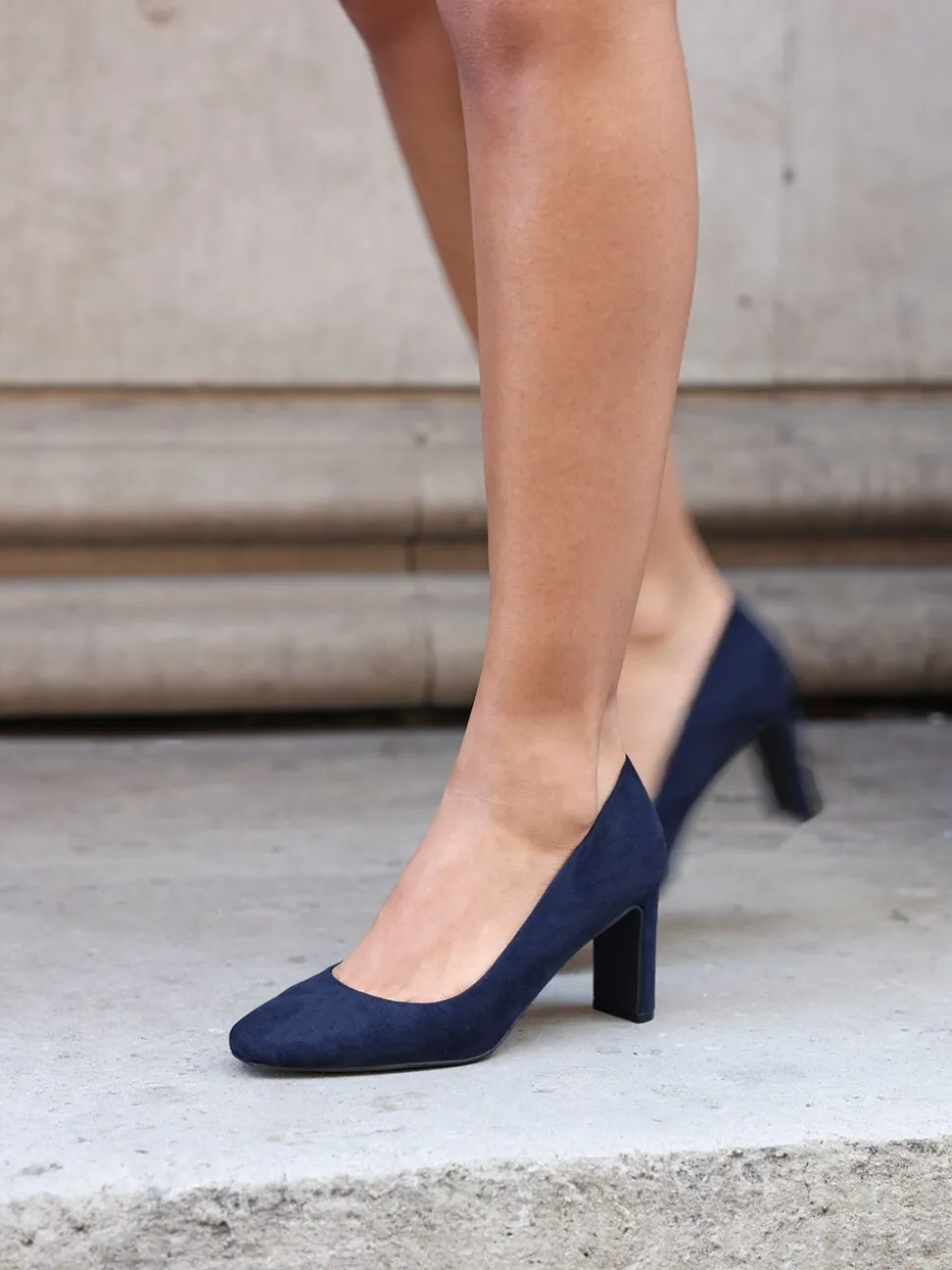 Bleu - Linzi Chaussures à talons carrés Agenda
