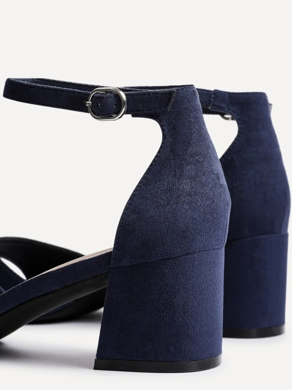 Bleu - Linzi Maddie Closed Back Open Toe Heeled Sandales